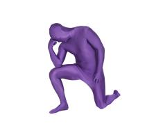 Morphsuits MSPUX, Déguisement Mixte Adulte, Violet, X-Large