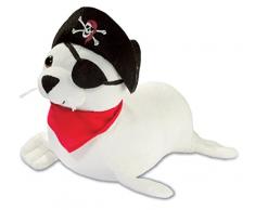 Katerina Prestige Peluche Phoque Pirate - 24 cm