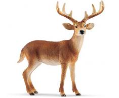Schleich- Figurine Cerf de Virginie Wild Life, 14818, Multicolore