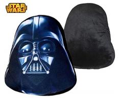 Disney Coussin avec Forme Velours, Polyester, Noir, 40 Cm