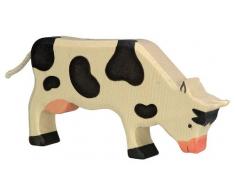 Holztiger - 80002 - Figurine - Vache, Broutant - Noir