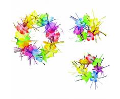 Amscan International 395343 Hawaiian Rainbow Guirlande de Paquets (Taille Unique)