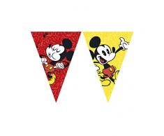 Procos PR86859 Guirlande avec fanions Mickey rétro Taille unique Multicolore