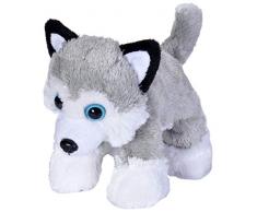 Wild Republic - 18085 - Peluche - Hugems - Chien Husky - 18 cm