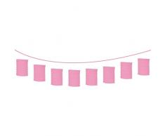 Amscan 22055–109–55 3.65 m Neuf Rose Lanterne Guirlande