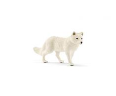 Schleich- Figurine Renard Polaire Wild Life, 14805, Multicolore