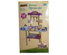 PARKFIELD 964 81247 Ensemble de Cuisine en Bois de 48 pièces