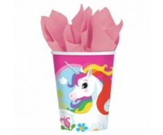 Amscan International 9902102 Licorne gobelets en Papier 266 ML