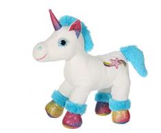 Gipsy Lica Bella Licorne Peluche, 70855, Blanc/Bleu, 20 cm