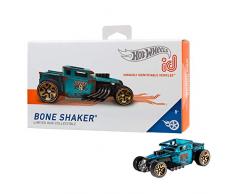 Hot Wheels id voiture Bone Shaker Hot Wheels id avec puce NFC intégrée, identification unique, échelle 1/64, jouet pour enfant, 8 ans et plus, FXB50