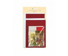 Ursus Cartes – Greetings Set Christmas, 4 Cartes et Couverts avec différents Accessoires