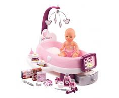 Smoby - 220347 - Baby Nurse - Nursery Electronique - + 1 Poupon Fonction Pipi - 24 Accessoires Inclus