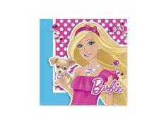 Creative Como Giochi 200812 Barbie Lot de 16 Serviettes de Table