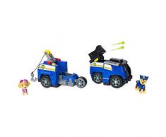 La Pat Patrouille - 6055931 - Véhicule 2 en 1 Split Up Marcus ou Chase - Jeu jouet enfant - Voiture Paw Patrol - Modèle Aléatoire