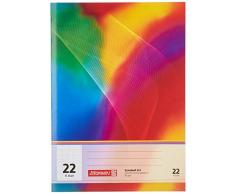 Brunnen 1026366423 25X Cahier A4 Lin 22 16 BL