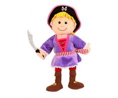 Fiesta Crafts - T-2750 - Marionnettes À Main - Pirate De Fille