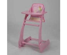 Knorr 67106 Futura Little Princess Chaise Haute Rose