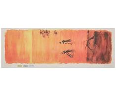 Renkalik Renkalikqsipo018p Afrique 25 x 70 cm (1 Imprimé Soie Papier Poster Planche (10 pièces)