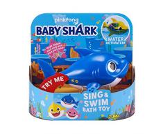 ZURU Robo Alive Junior- Baby Shark Daddy Jouet DE Bain, 25282B, Bleu