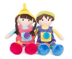 Small Foot- Poupées en Tissu, 10865