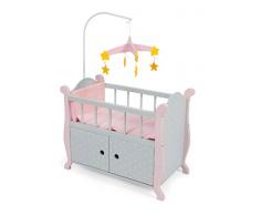 Bayer Chic 2000 510 91 Lit Poupée Gris