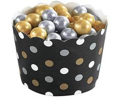 amscan 143013 Noir Buffet Mini festonné Tasses