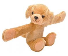 Wild Republic - 19565 - Huggers - Labrador Chien en Peluche avec Bracelet à Claquer - 20 cm