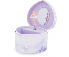 Ulysse- Coffre Musical Lac des Cygnes Cœur, 9524