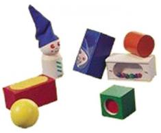 Haba - 1196 - Jouet en Bois - Personnage et Bloc du Lutin