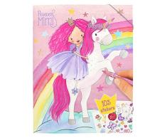 Depesche 10870 Livre de coloriage avec Stickers Princess Mimi Multicolore 31 x 24 x 0,5 cm
