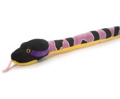 Wild République Europe 137 cm snakesss Bois hochet Serpent en Peluche