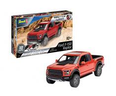 Revell Easy Click Ford F-150 Raptor à Construire Maquette, 7048, Rouge, 1/25
