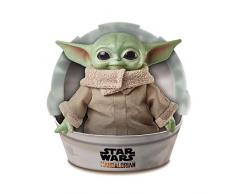 Mattel Star Wars The Mandalorian, Figurine Peluche The Child, Bébé Yoda, 28 cm