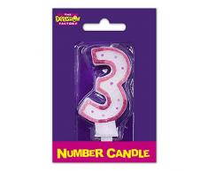 LExpression Factory Amzcap03 Numéro 3 Edge minimum Bougie, Rose