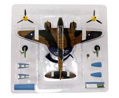 Solido- Miniature Voiture De Havilland Moskito MK VI Inde 1945 Echelle 1/72, 7200003, Vert/Gris