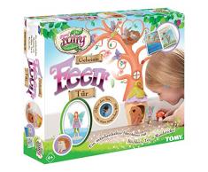 My Fairy Garden Tomy la Fées Porte Secrète – à partir de 4 Ans/Kit de Jeu : Tous Les Quatre Saisons comme Illustrées Histoire en Chambre nachspielen – 1 x Fées Porte avec Sticker Mural & Accessoires