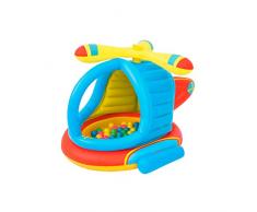 Bestway 52217 Piscine à balles hélicoptère gonflable Up In & Over 140 x 127 x 89 cm avec 50 balles