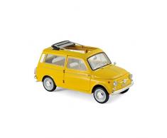 Norev - Miniature Voiture Fiat 500 Giardiniera 1968 Echelle 1/18, 187724, Jaune Positano