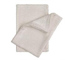 T-TOMI TT 3904 Gants de Toilette en Bambou Natur-eco, Multicolore, Taille S
