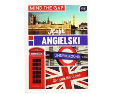 Interdruk ZE60ANG Cahier A5 60# UV Anglais, Multicolore - Version Anglaise