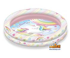 Saica Piscine Licorne Rose et Bleu 2811