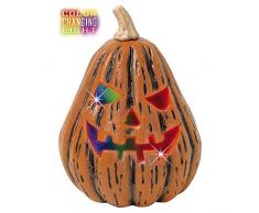 Widmann Generique - Décoration Citrouille Lumineuse 17 x 23 cm Halloween