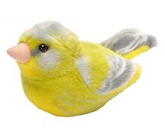 Wild Republic - 19488 - Oiseau en Peluche avec Ramage Original - Verdier dEurope