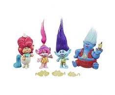 Les Trolls 2 Tournée Mondiale de DreamWorks - Pack de 5 poupées Tournée dans les Plaines solitaires