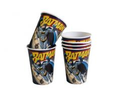 DYNASTRIB- Batman Gobelets, 9005569, Multicolore, 25 CL