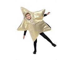 Smiffys Costume étoile de Noël, Doré, avec tunique