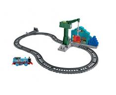 Thomas et ses amis ​coffret démolition au port, locomotives Thomas et Crancy la grue incluses, jouet pour enfant, 3 ans et plus, DVF73