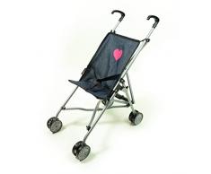 The New York Doll Collection A142 - Poussette en Jean pour Enfant - Super Mignon - pour Fille - Plié pour Le Rangement - Convient pour 46 cm