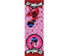 Comogiochi- Nappe Papier 120 x 180 cm Miraculous-Lady Bug, Multicolore, 5CG82054