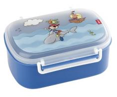 SIGIKID Garçon, Boîte à Goûter avec Motifs Colorés, Sammy Samoa, Bleu, 24473